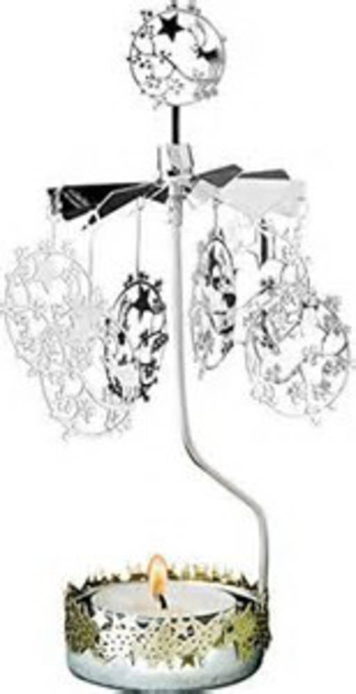 Rotary Candle Holder Deer & Star